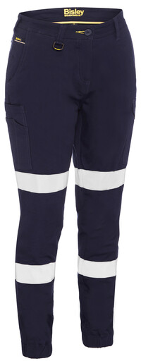 Bisley Women's Taped Cotton Cargo Cuffed Pants - BPL6028T